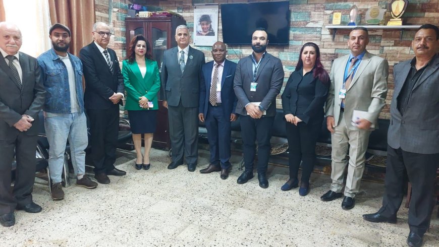 رئيس الإتحاد الدولي لإعلام الأقليات وحقوق الإنسان يستقبل بعثة الأمم المتحدة لحقوق الأقليات