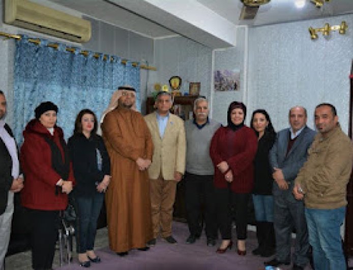 الاتحاد الدولي لاعلام الاقليات وحقوق الانسان يستقبل وفد مؤسسة الاعتدال والتنمية العراقية