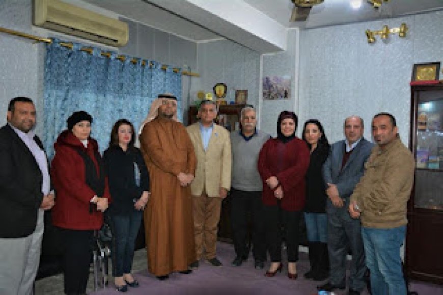 الاتحاد الدولي لاعلام الاقليات وحقوق الانسان يستقبل وفد مؤسسة الاعتدال والتنمية العراقية
